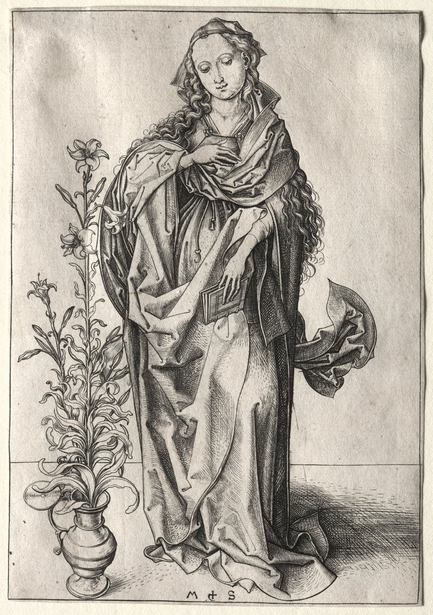 Bebudelsens Jomfru af Martin Schongauer