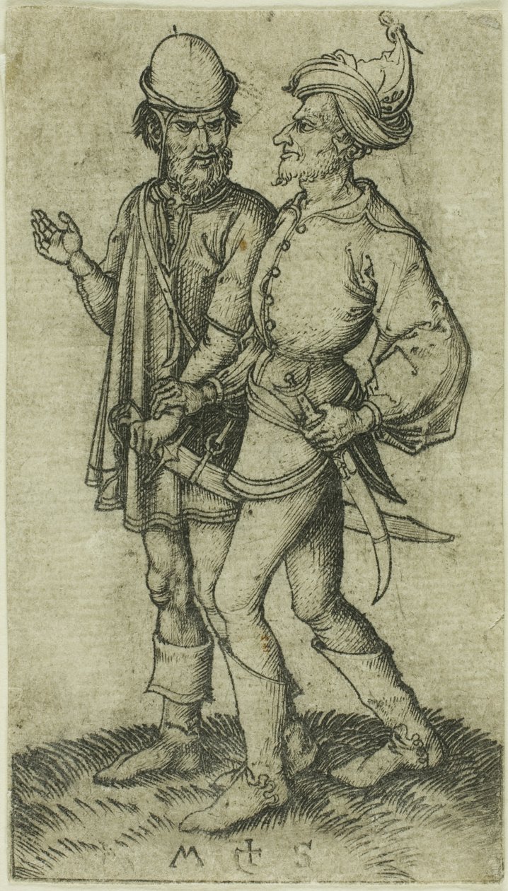 To maurere i samtale af Martin Schongauer