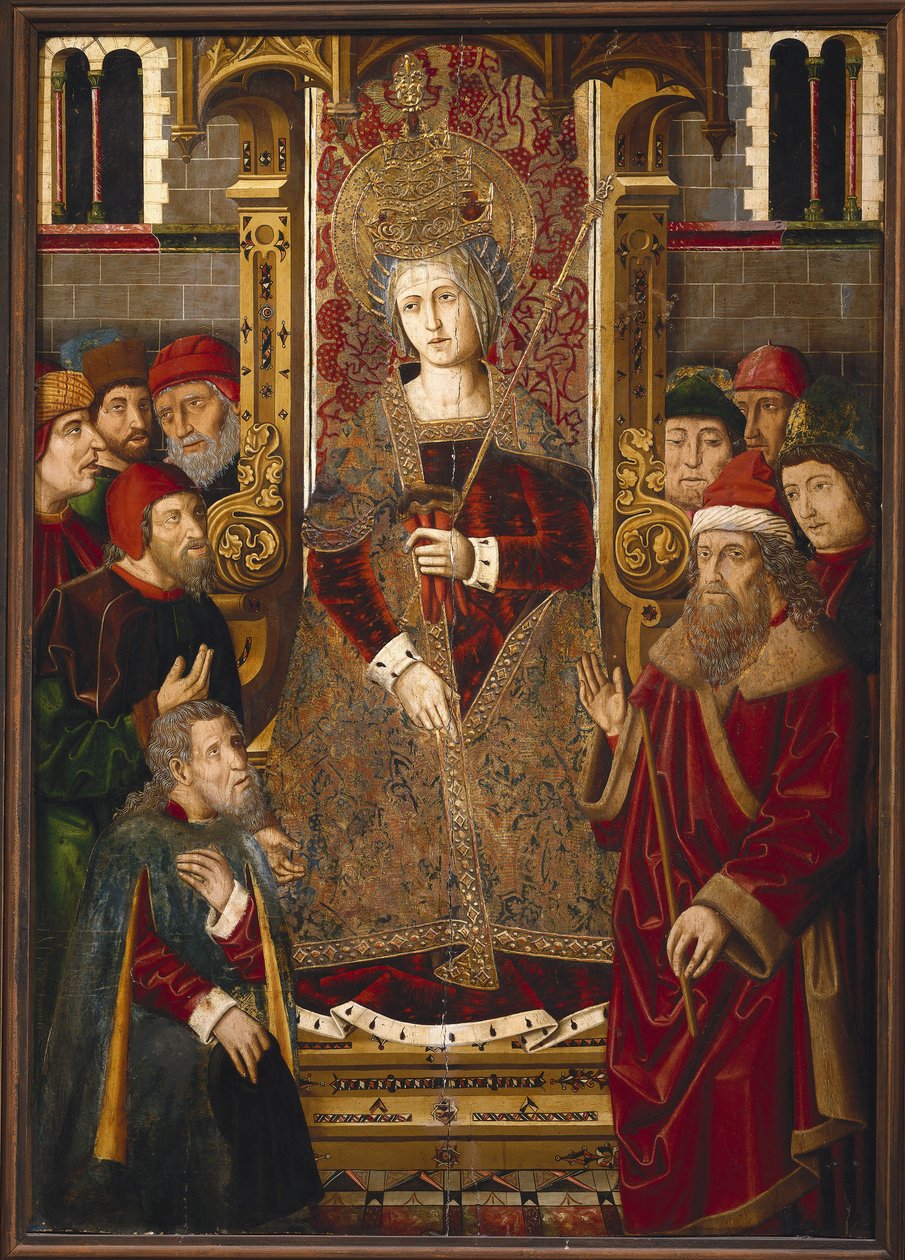 Sankt Helena af Martin & Ximenez Miguel (fl.1466 1505) Bernat