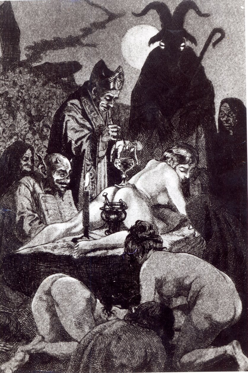 En sort messe, 1911 af Martin van Maele