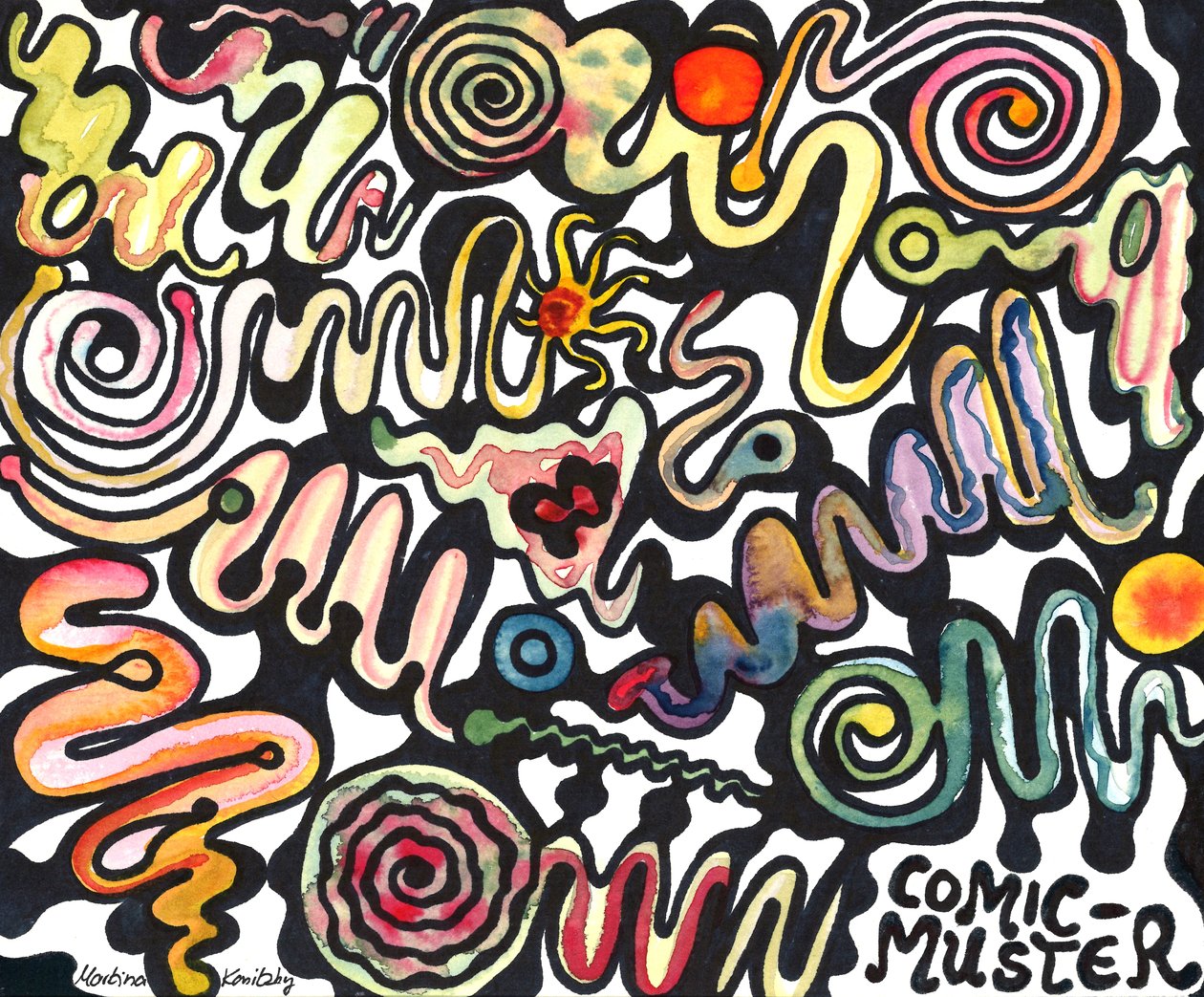 Comic-Muster af Martina Konitzky