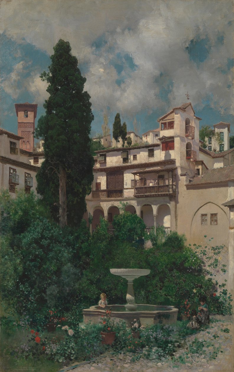En spansk have af Martín Rico y Ortega