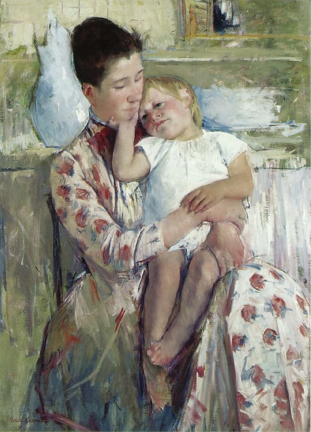 Mor og barn af Mary Cassatt