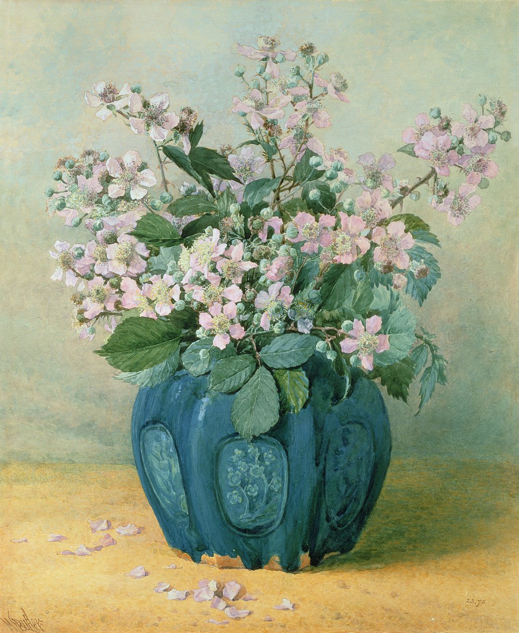 Brombærblomster af Mary E. Butler
