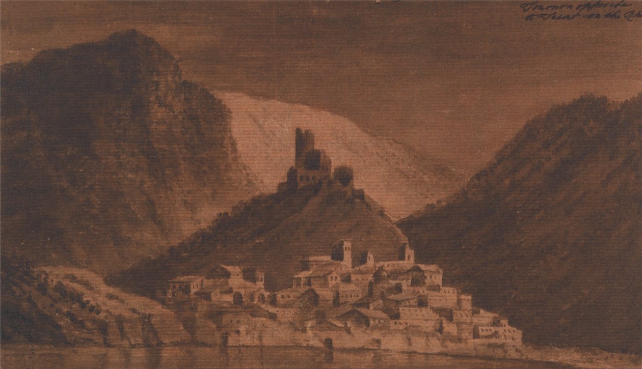 Tournon Modsat Teint på Rhône af Mary Harcourt