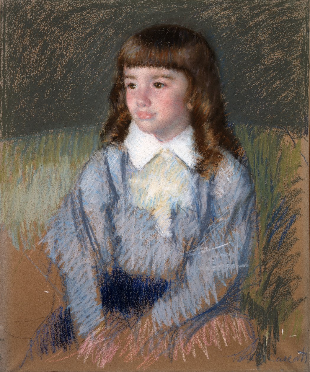 Lille dreng i blåt af Mary Cassatt