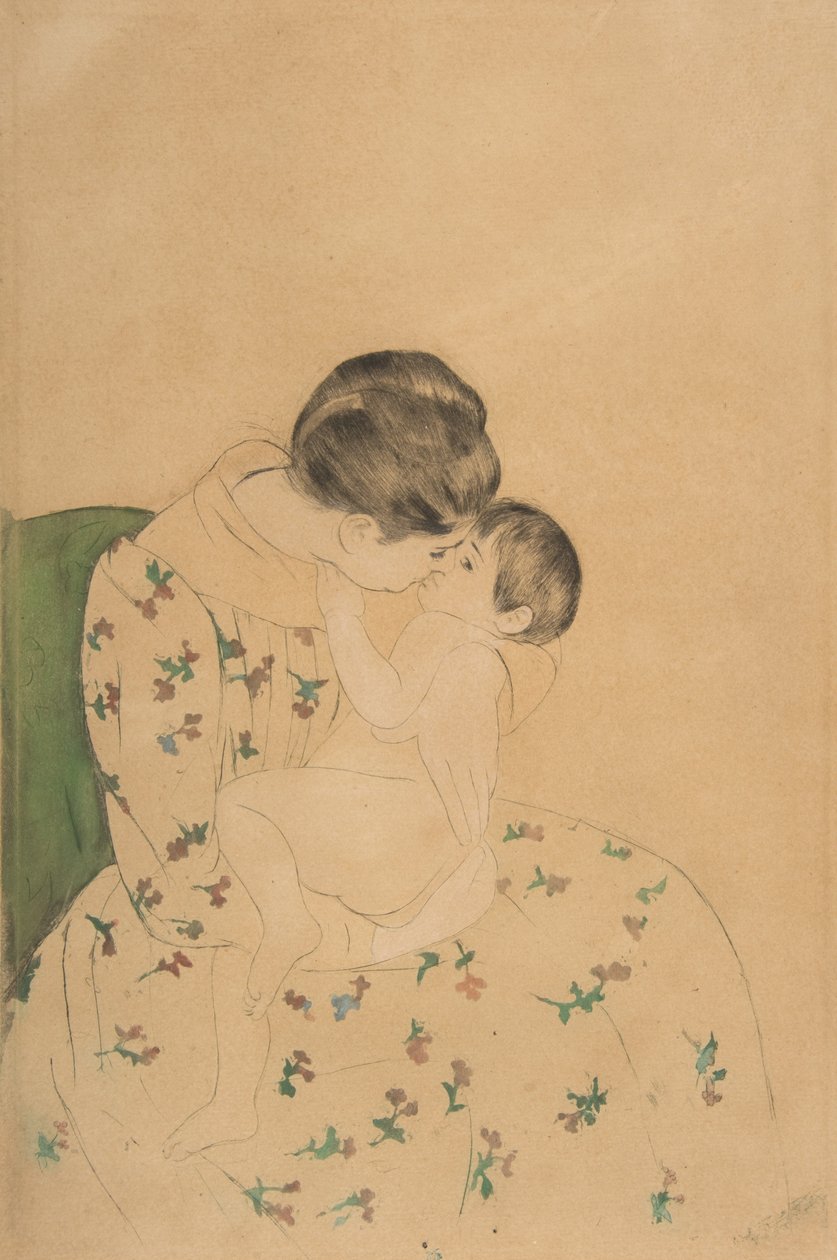 Moders kys, ca. 1891 af Mary Cassatt