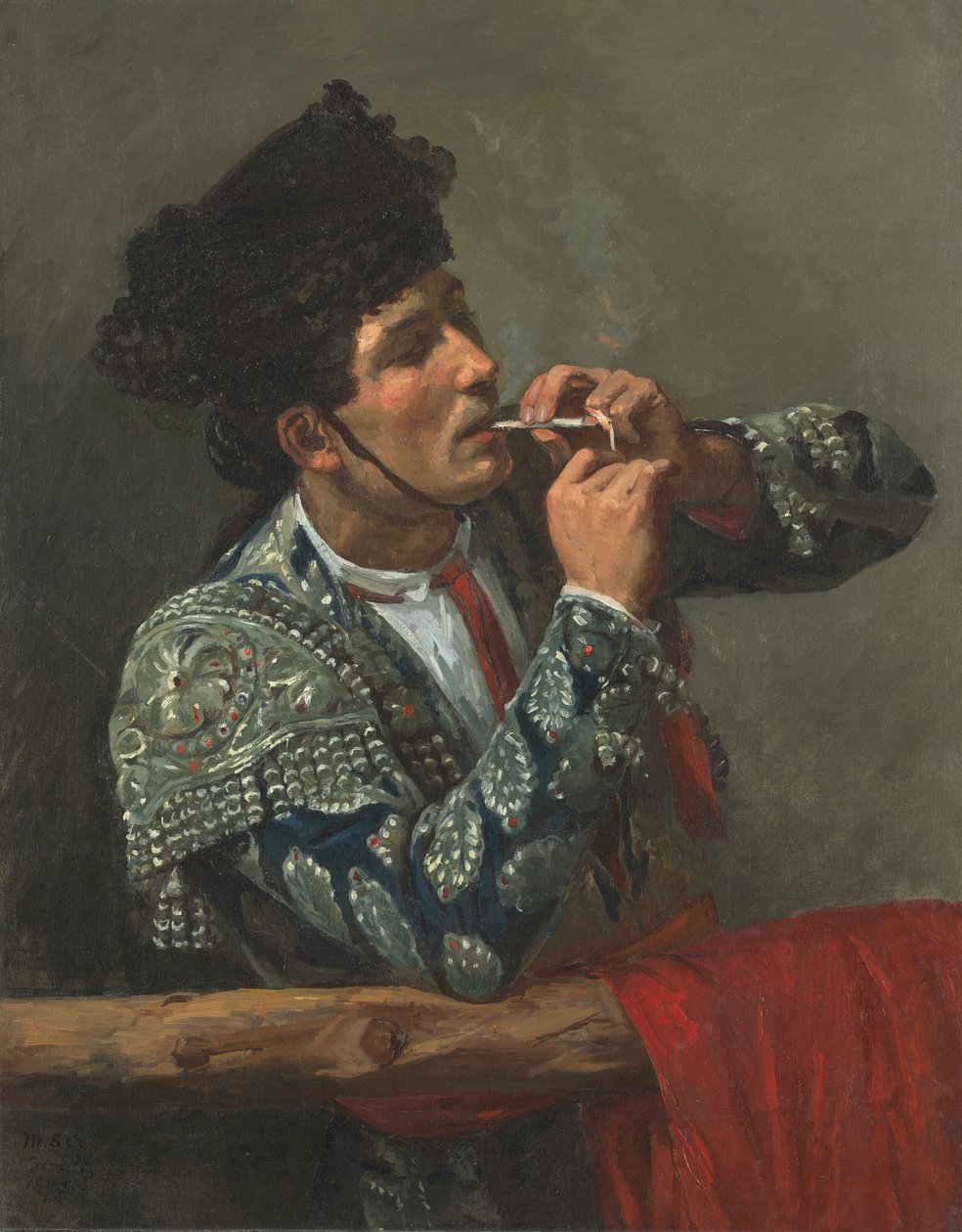 Efter tyrefægtningen, 1873. af Mary Cassatt