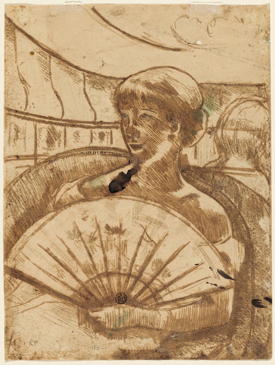 I Opera Box [verso], 1880. af Mary Cassatt