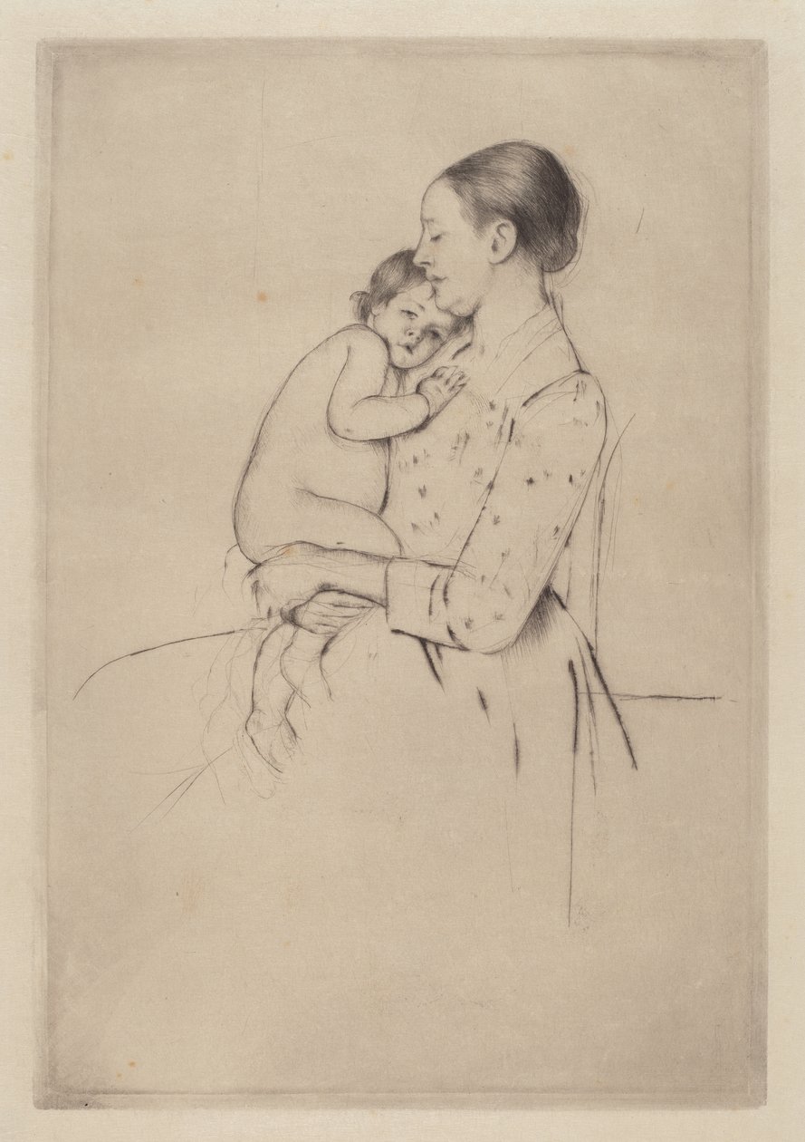 Quietude, c.1891 af Mary Cassatt