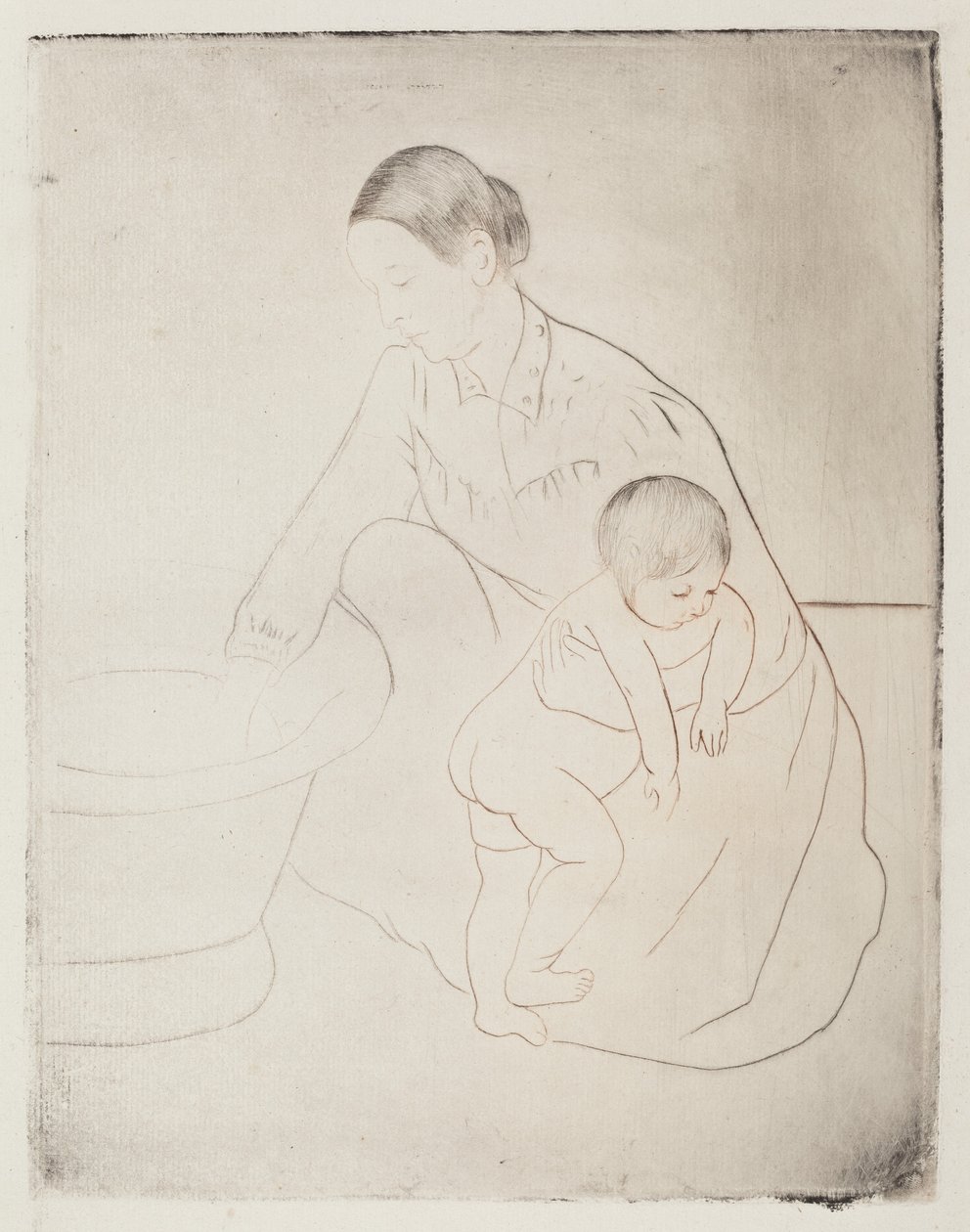 Badet af Mary Cassatt