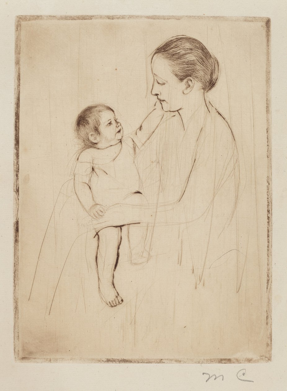 Kærtegnen af Mary Cassatt