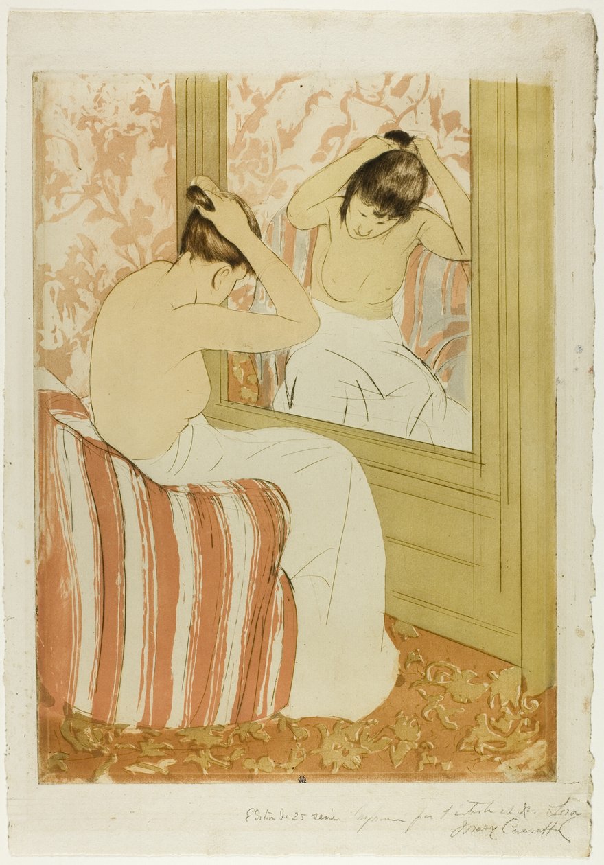 Coiffuren af Mary Cassatt
