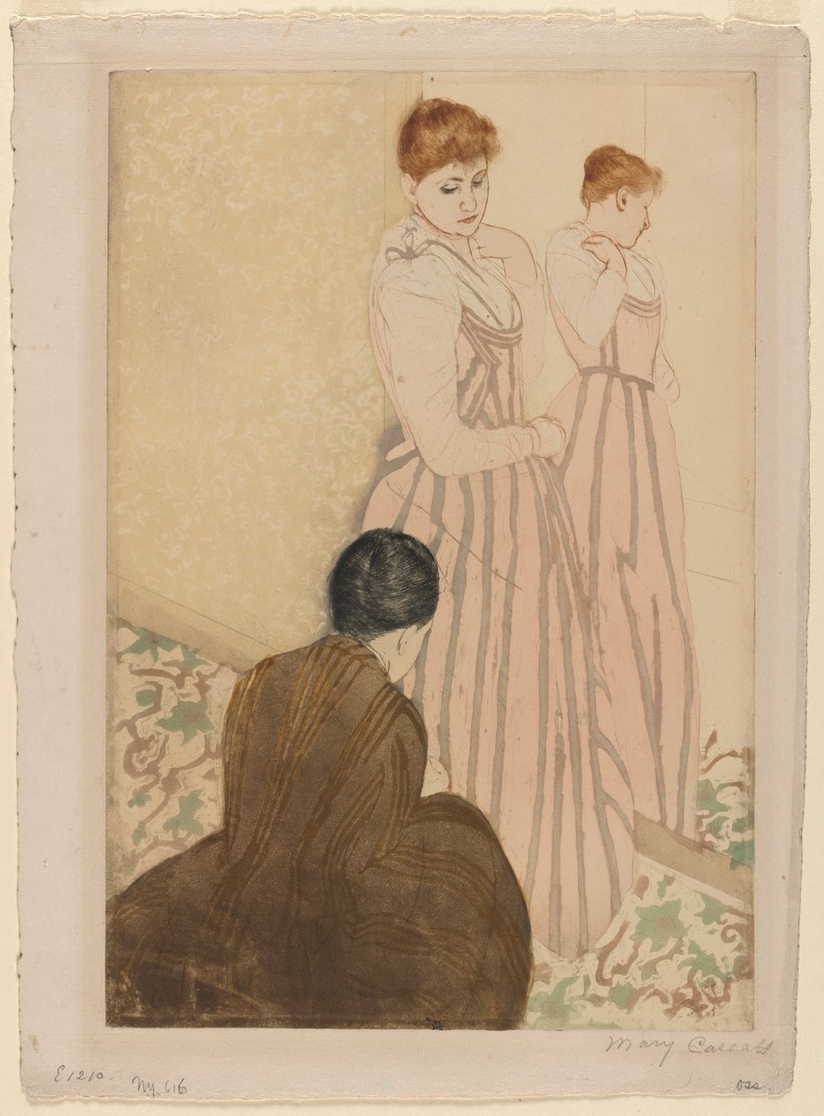 Beslaget, 1890-1891. af Mary Cassatt