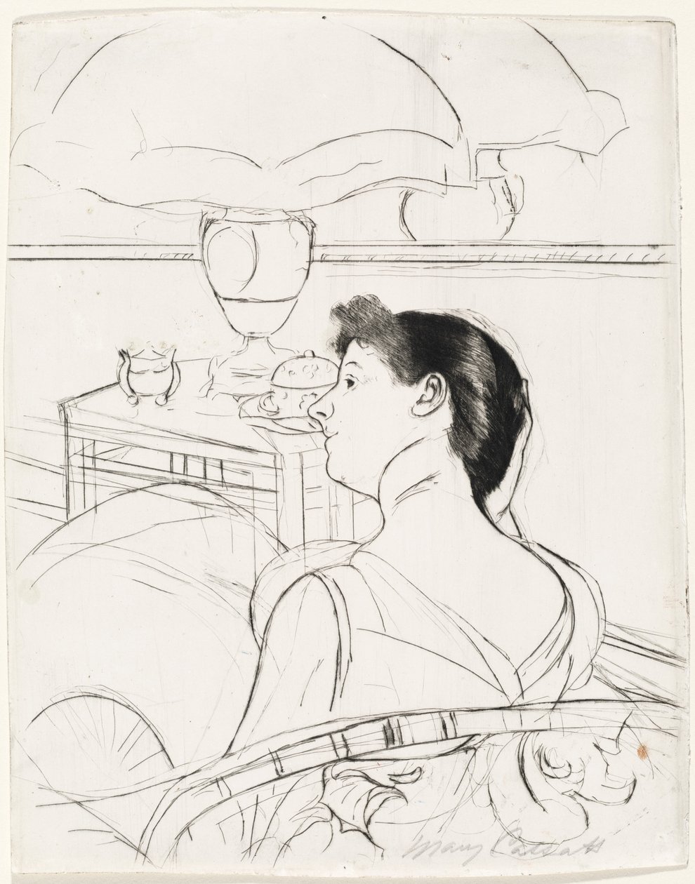 Lampen af Mary Cassatt