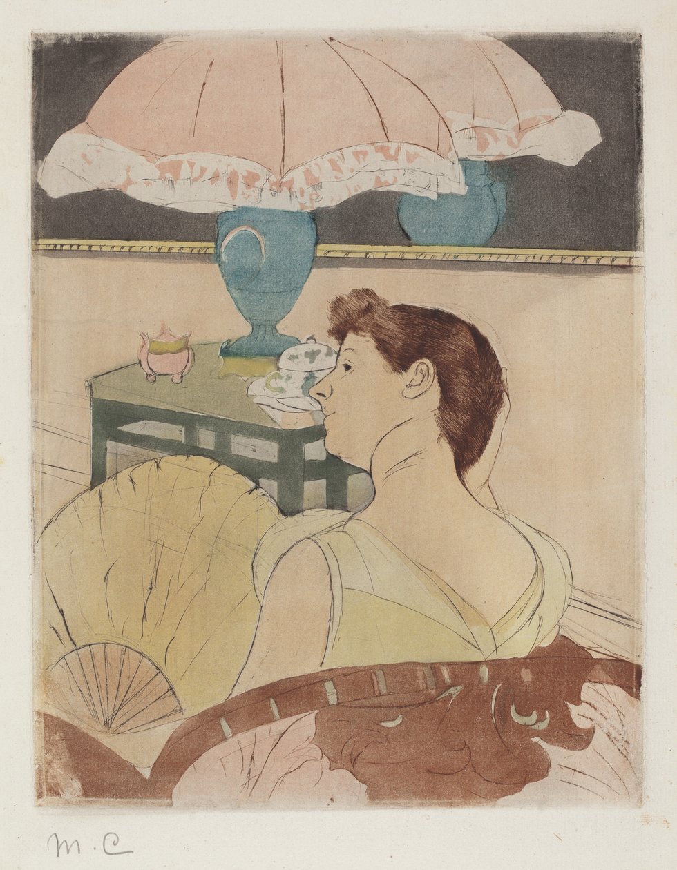 Lampen af Mary Cassatt