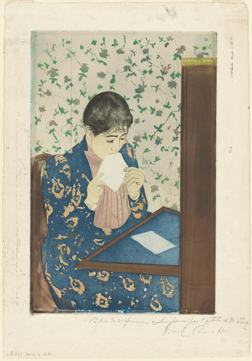Brevet af Mary Cassatt