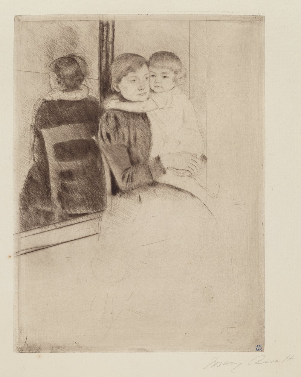 Spejlet af Mary Cassatt