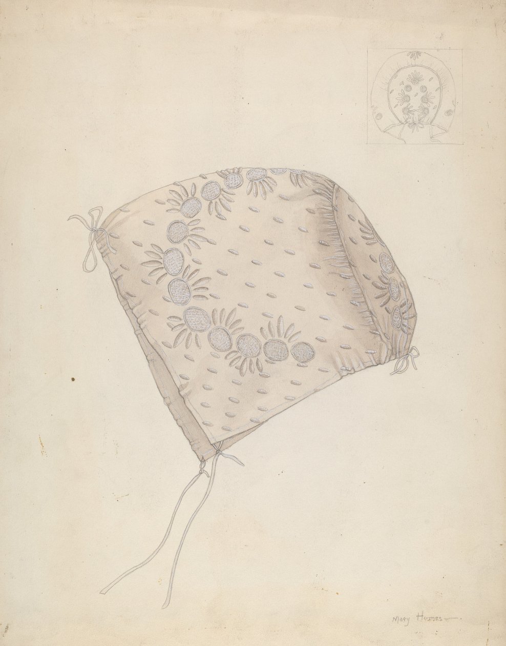 Babykasket, ca. 1937. af Mary E Humes