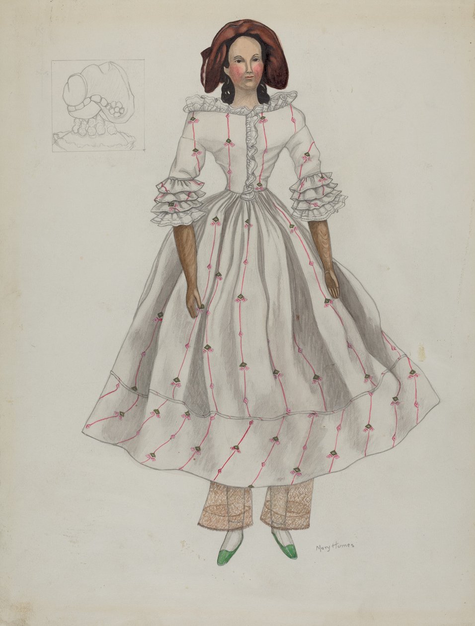 Dukke, c. 1936. af Mary E Humes