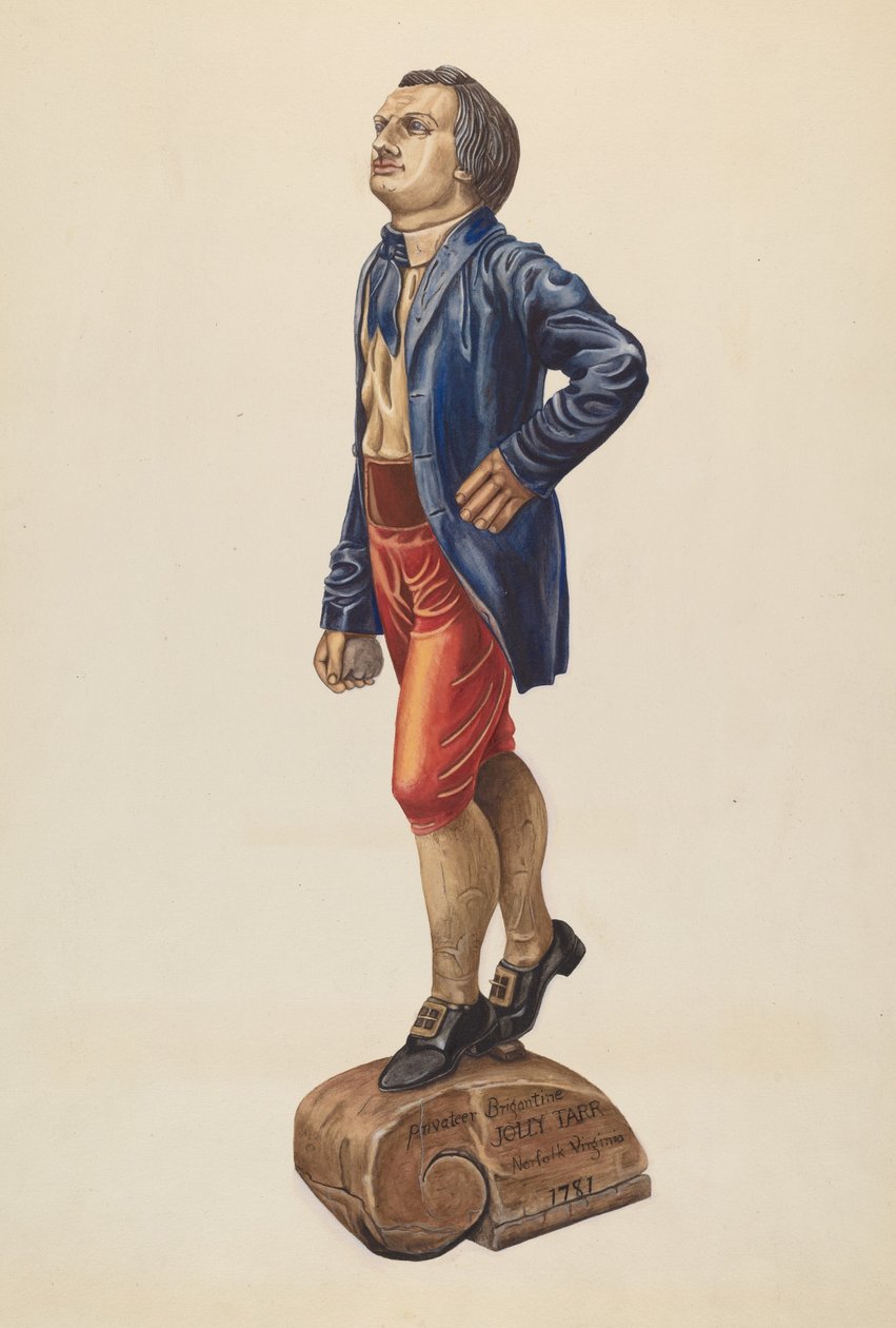 Galionsfigur: "Jolly Tar" af Mary E. Humes