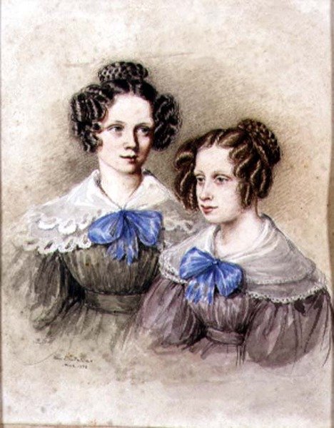 Portræt af Wake Sisters af Mary Ellen Best