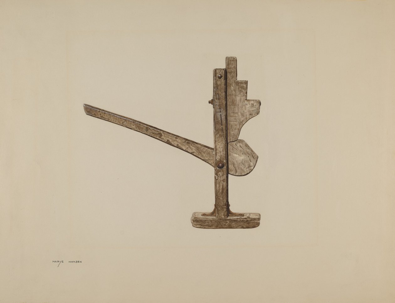 Wagon Jack, ca. 1939. af Mary Hansen