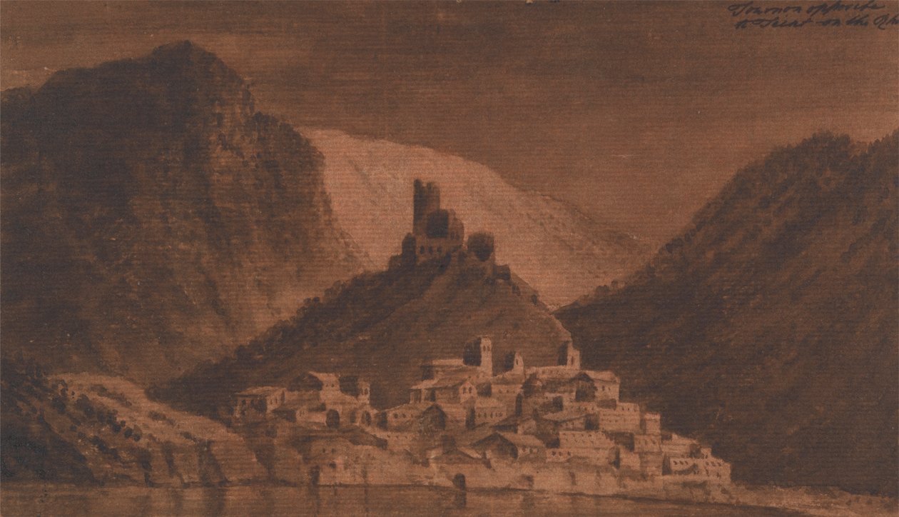 Tournon Modsat Teint på Rhone af Mary Harcourt