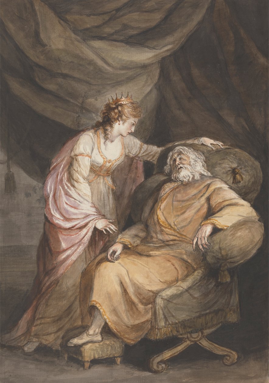 Lear og Cordelia af Mary Hoare