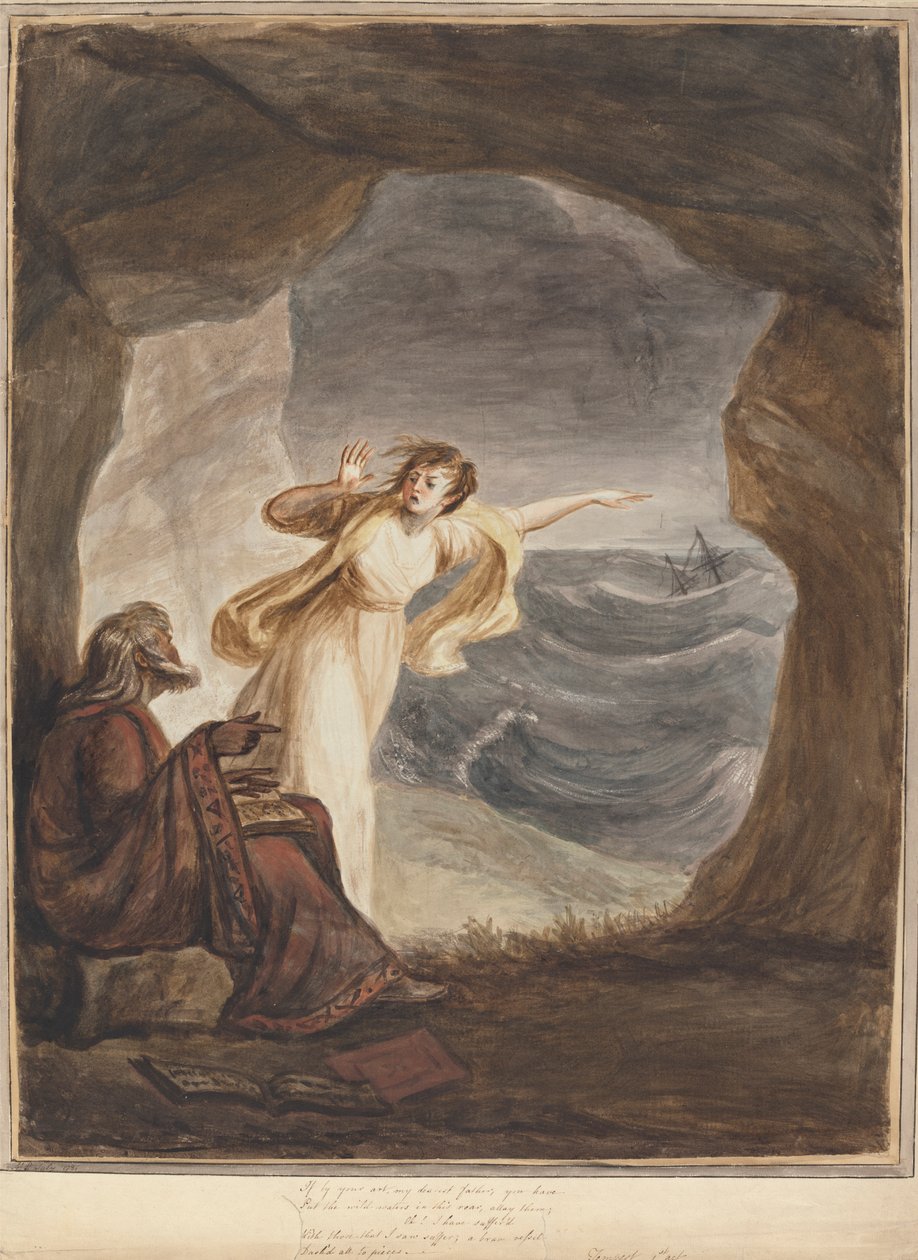 Prospero og Miranda af Mary Hoare