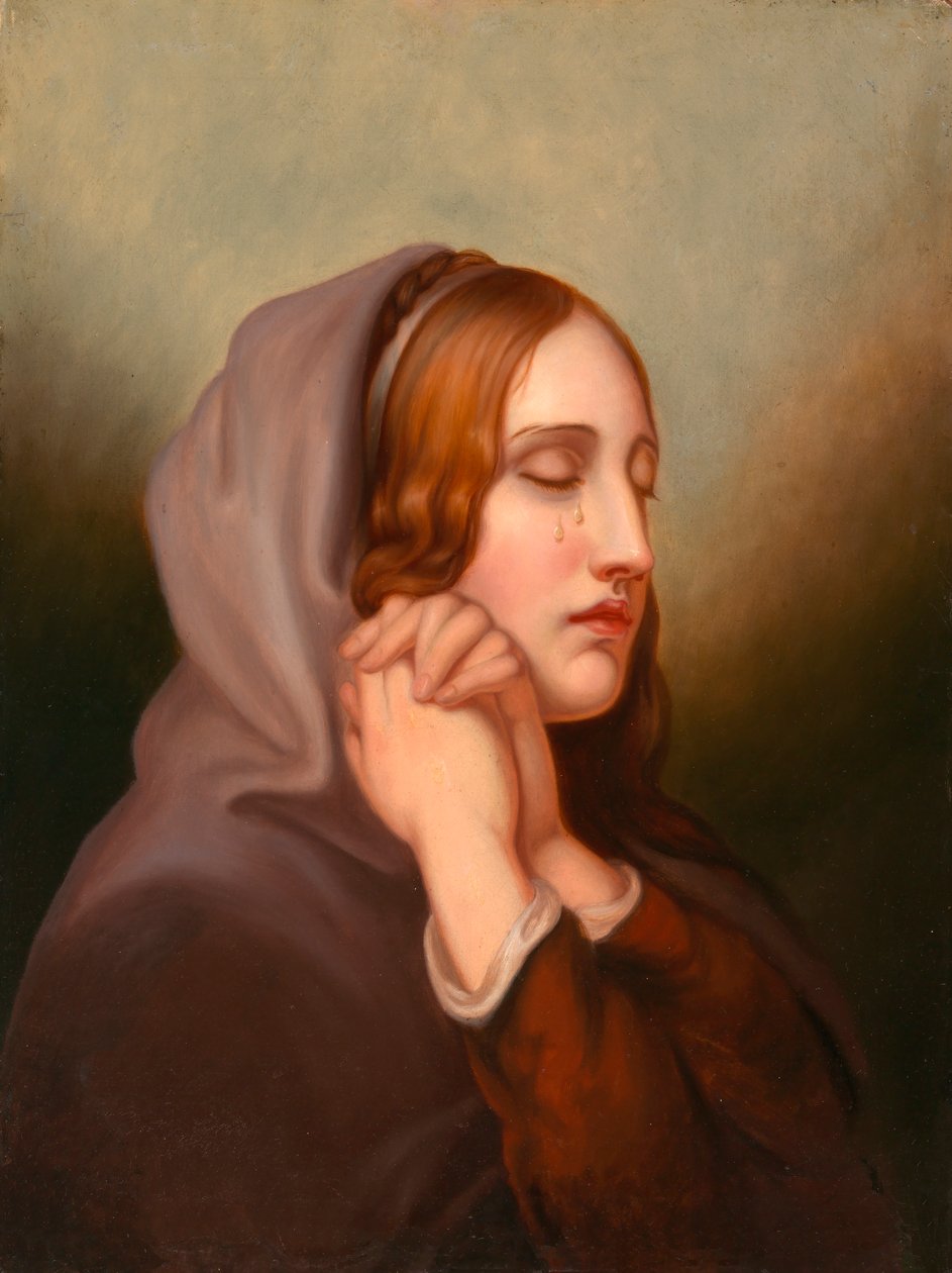 Sorgens perle, 1855. af Mary Jane Peale