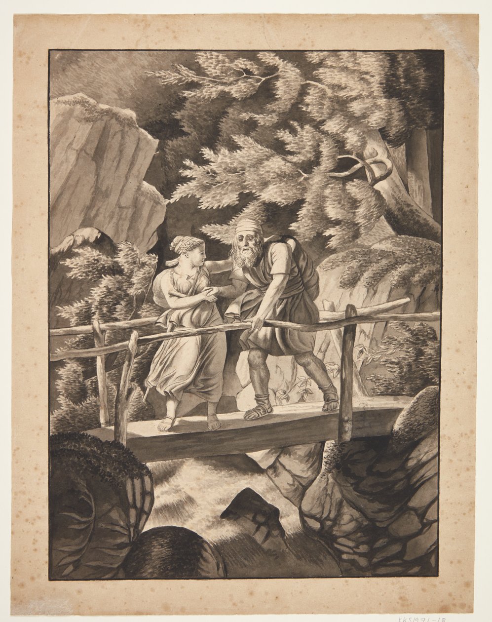 Ossisk motiv (?) af Mary Sophie Clarck
