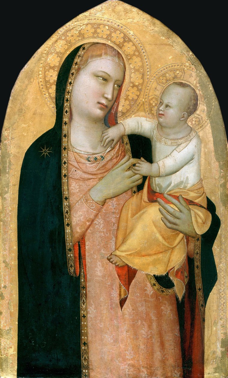 Madonna og barn af Maso di Banco