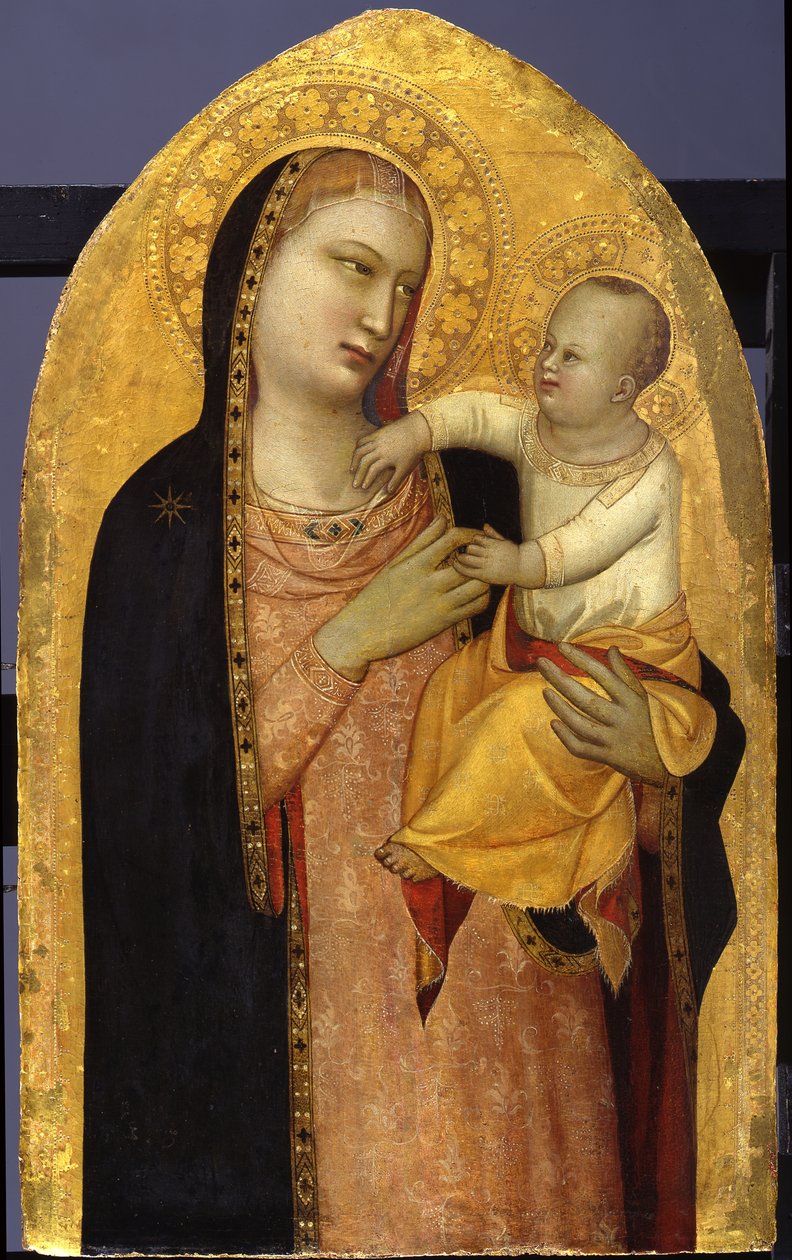Madonna og barn af Maso di Banco