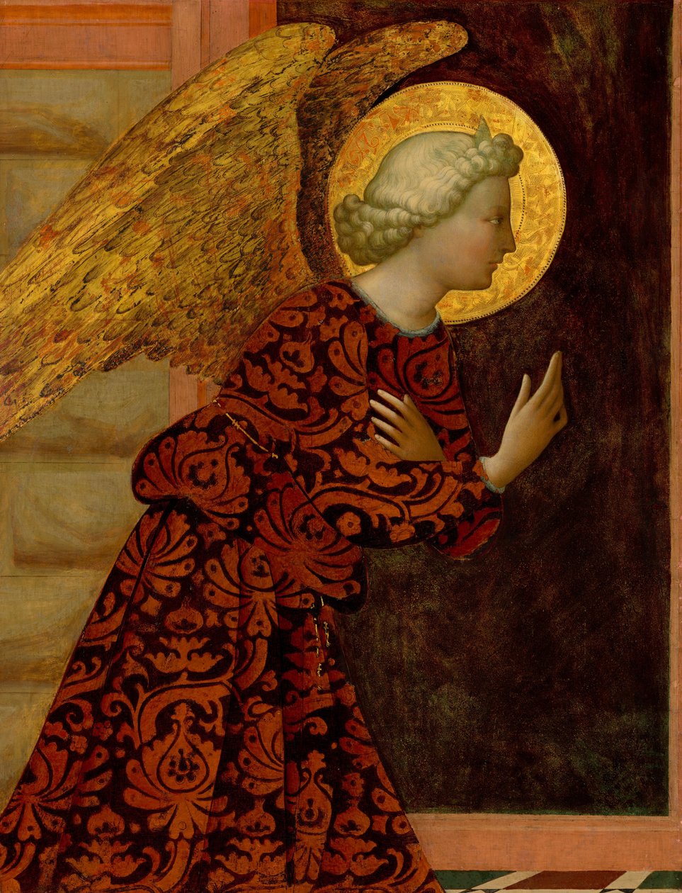 Ærkeenglen Gabriel, ca. 1430. af Masolino da Panicale