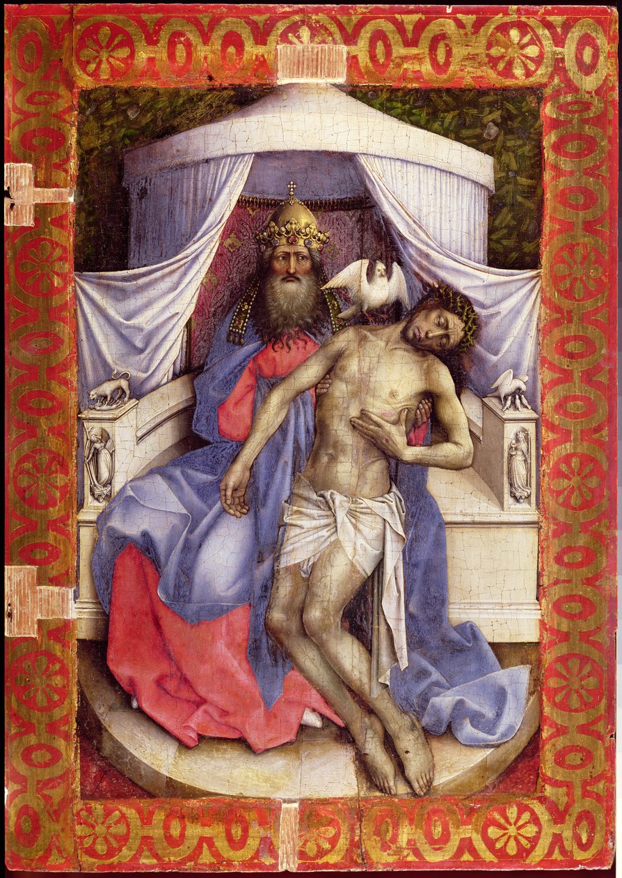 Mourning Trinity (Guds Throne) af Master of Flémalle