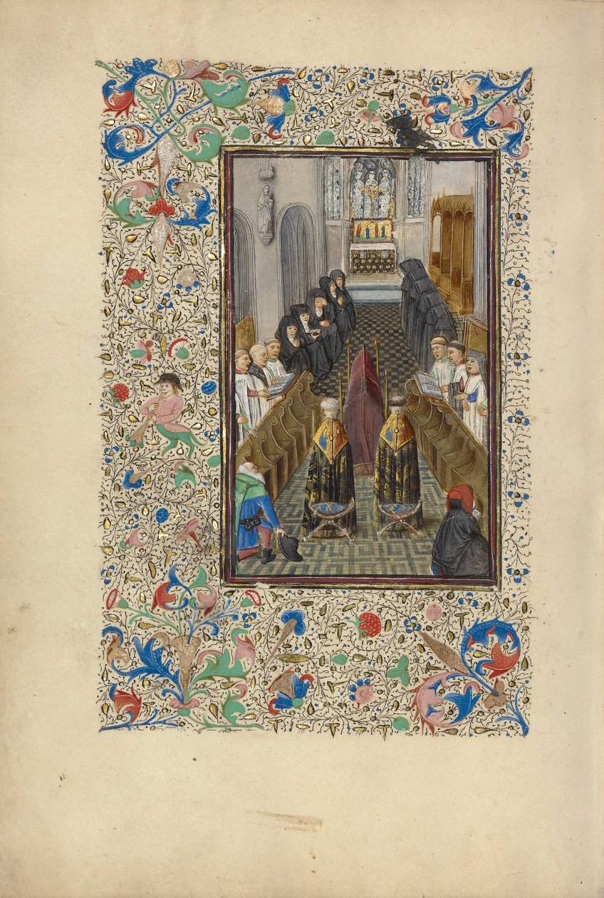 De dødes kontor af Master of Llangattock the Hours