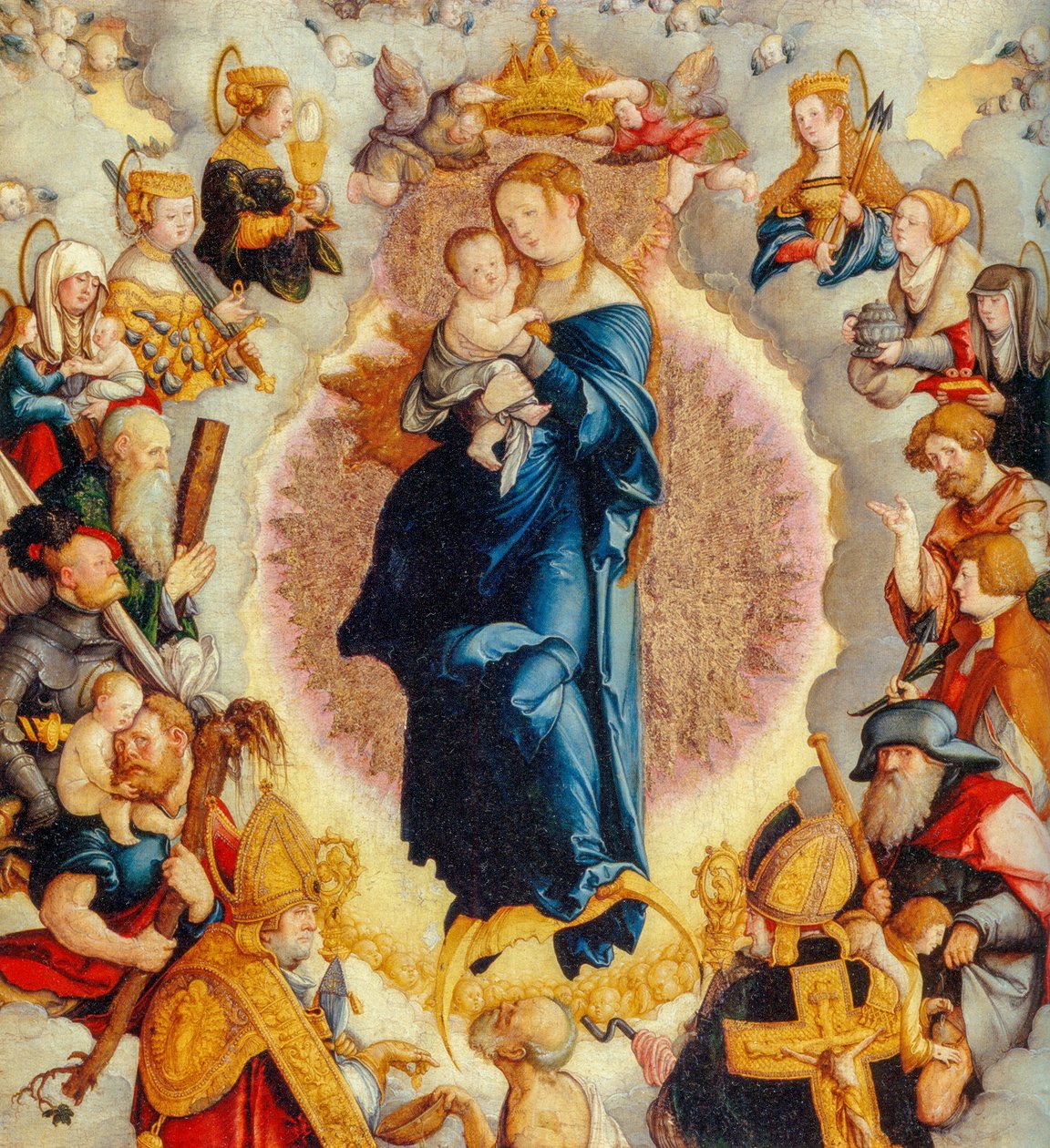 Panelet Wildenstein Altar Center af Master of Messkirch