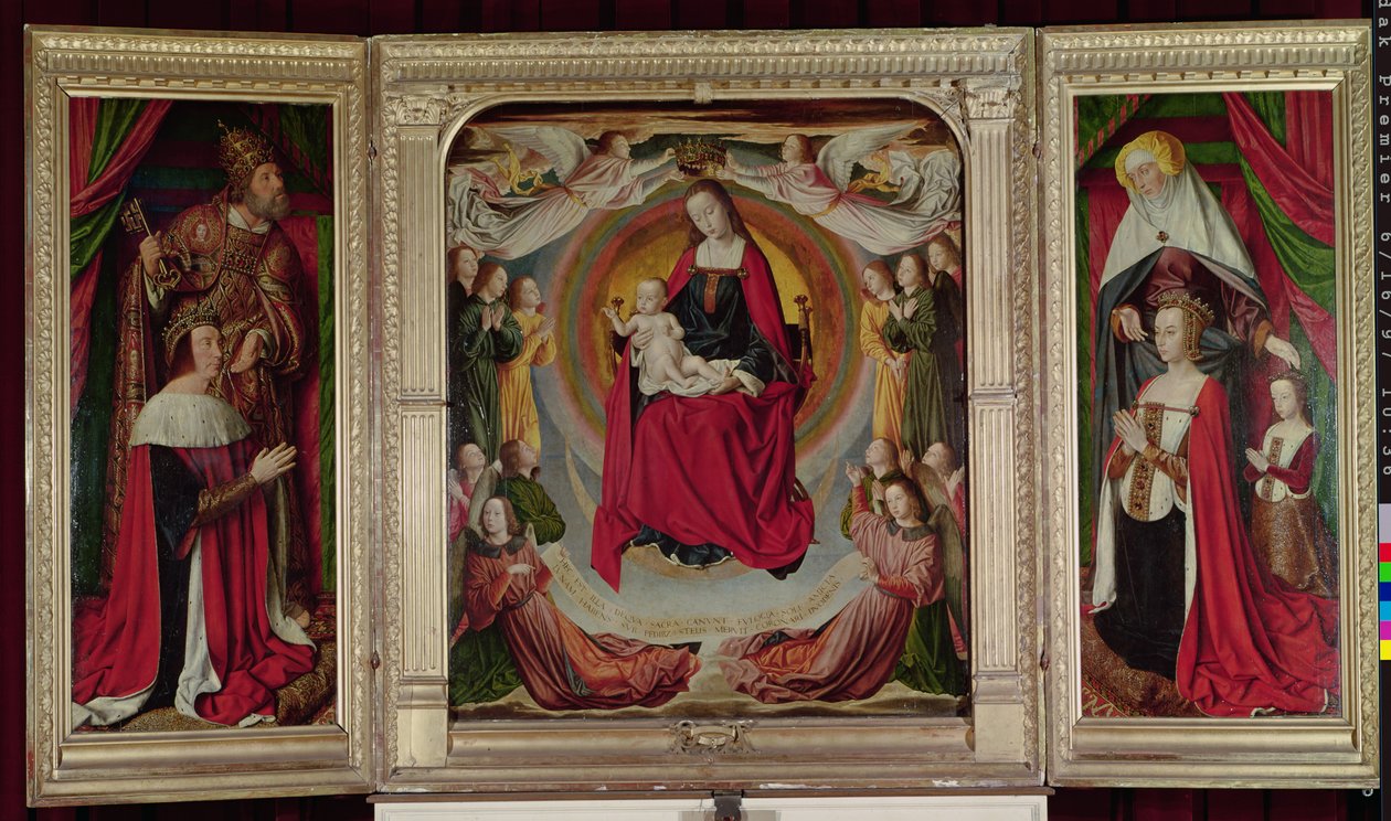Bourbonaltertavlen, ca. 1498 af Master of Moulins
