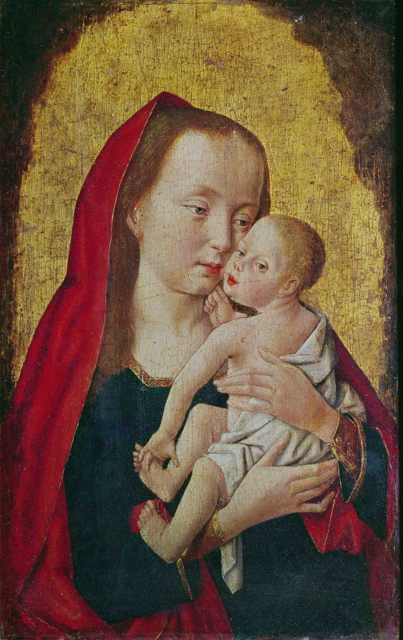 Jomfru og barn, ca. 1500 af Master of St. Giles