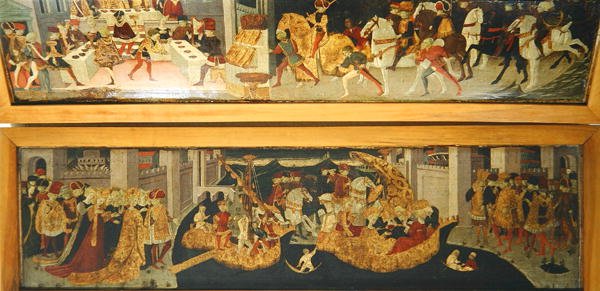 Historien om Alatiel Tavoli (detaljer) af Master of the Jarves Chest