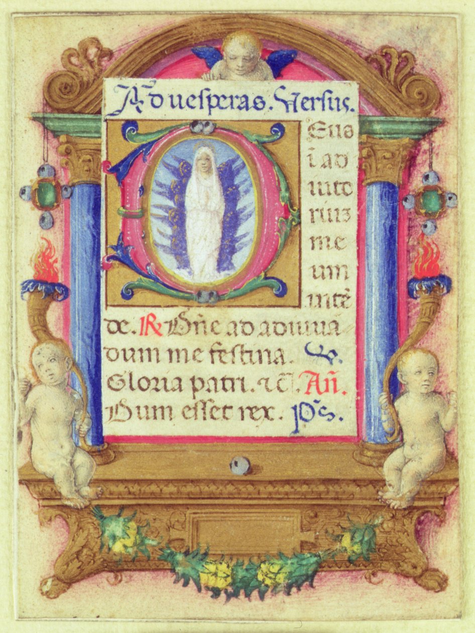 Jomfru i herlighed, c.1480 af Master of the della Rovere Missals Master of the della Rovere Missals