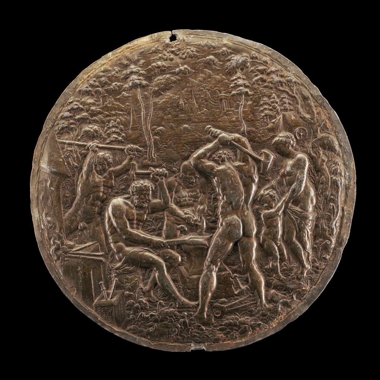 Vulcans smedje, 1573. af Master AZ
