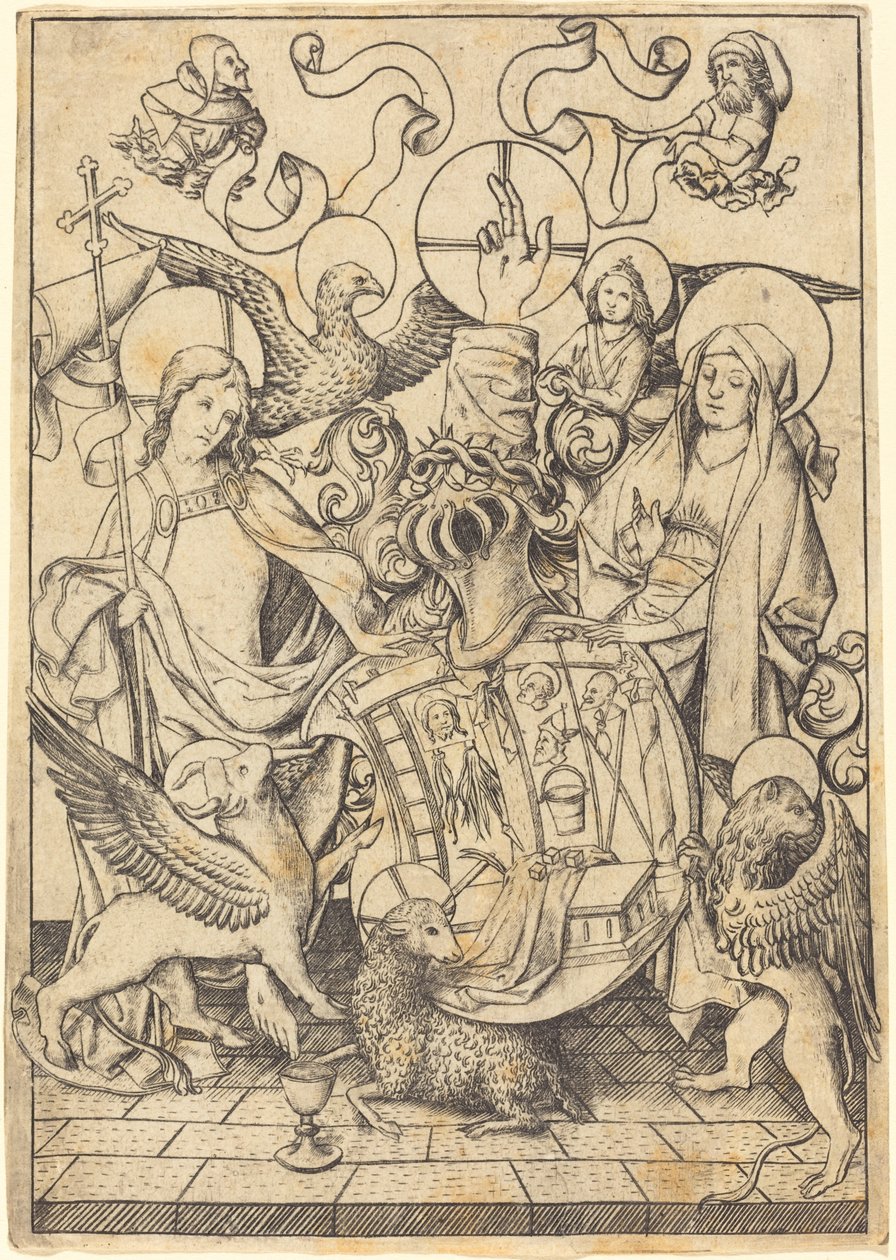 Passionens våbenskjold af Master E.S.