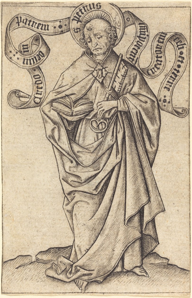 Sankt Peter af Master E.S.