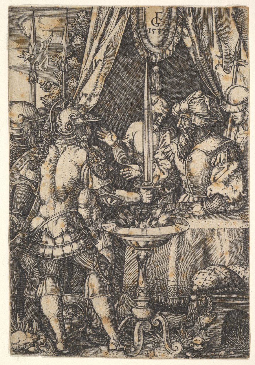 Mucius Scaevola, 1537. af Master FG