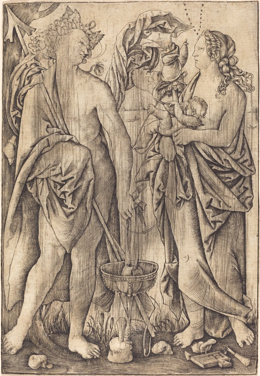 Mars og Venus (Merkur og Venus?) af Master H.L.