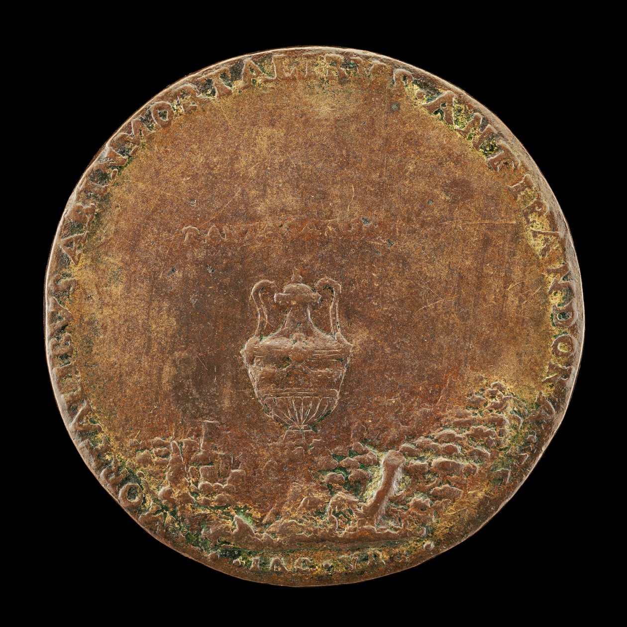 Vase i et landskab [omvendt], 1554. af Master IAC. URB.