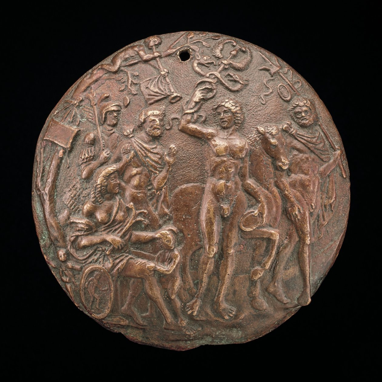 Phaedra og Hippolytus, anden halvdel af 1400-tallet. af Master IO.FF.