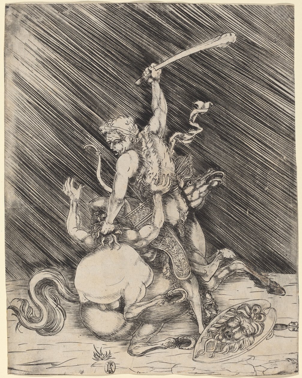 Hercules og Cacus af Master of 1515